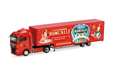 Herpa 320702 - H0 - MAN TGX GM Jumbo-Sattelzug Roncalli